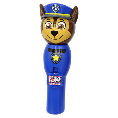 Paw Patrol Candy Pops Push'n' Twist Sugar Free Strawberry Flavour Lollipop 8g