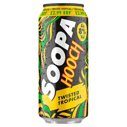 Soopa Hooch Twisted Tropical 440ml