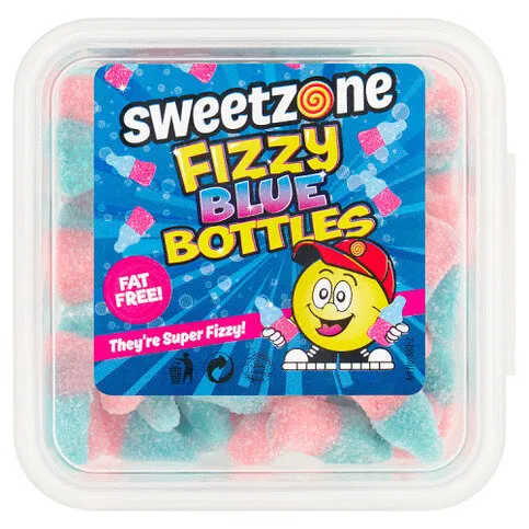 Sweetzone Fizzy Blue Bottles 170g