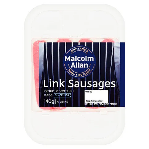 Malcolm Allan 4 Link Sausages 140g