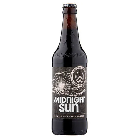 Williams Bros Brewing Co. Midnight Sun Rich, Dark & Spicy Porter 500ml