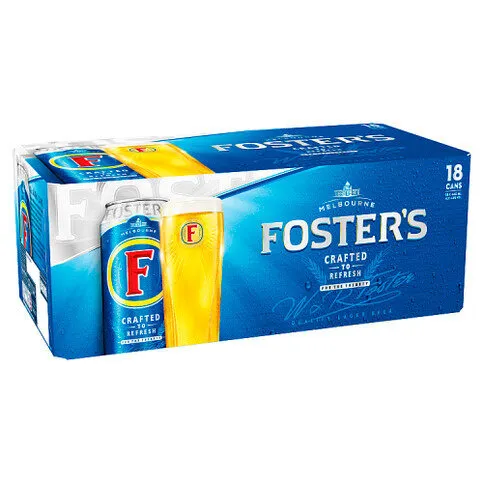 Foster's Lager Beer 18 x 440ml Cans