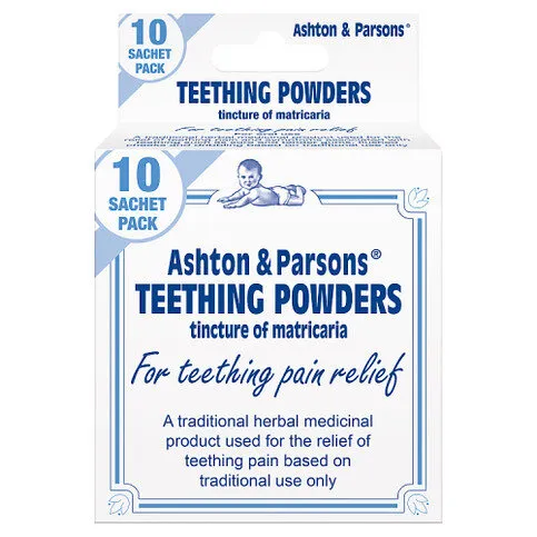 Ashton & Parsons Teething Powders 10 Sachet Pack