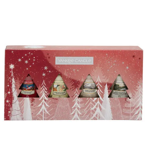 YANKEE 4 PACK VOTIVE SET 4PACK
