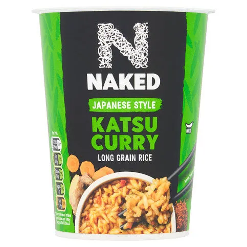 Naked Japanese Style Katsu Curry Long Grain Rice 78g