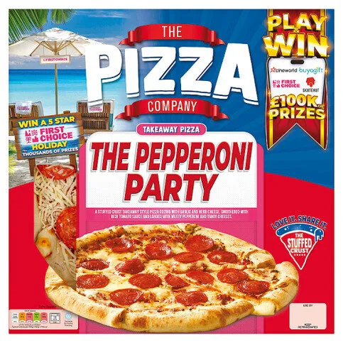 The Pizza Company The Pepperoni Party Takeaway Pizza 613g