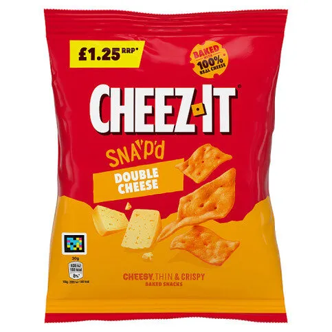 Cheez-It Snap'd Double Cheese Baked Snacks 65g