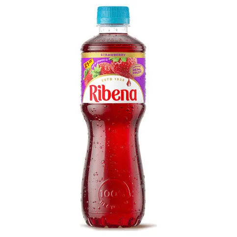 Ribena Strawberry Juice Drink No Added Sugar 500ml PMP £1.35
