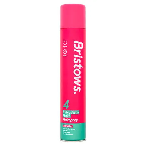 Bristows 4 Extra Firm Hold Hairspray 400ml