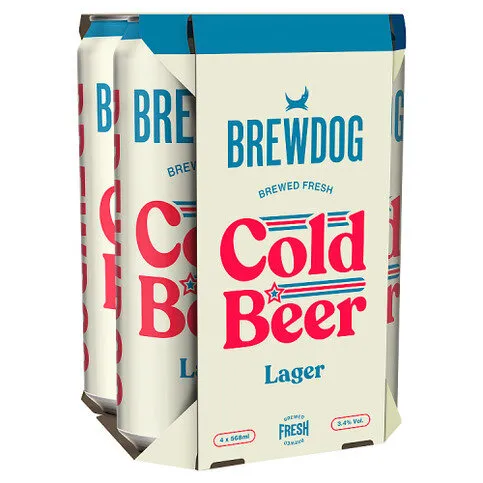 BrewDog Cold Beer Lager 4 x 568ml