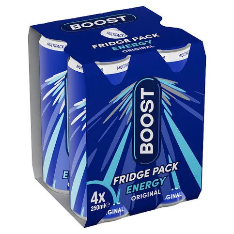 Boost Energy Original Fridge Pack 4 x 250ml