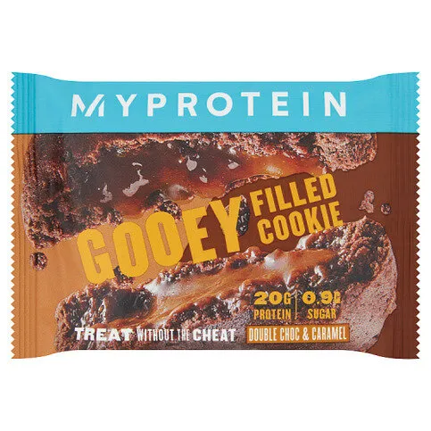MyProtein Gooey Filled Cookie Double Choc & Caramel 75g
