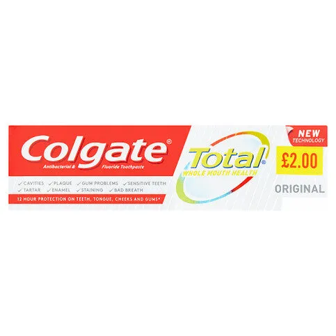 Colgate Total Whole Mouth Health Original Toothpaste 75ml PMP £2.00