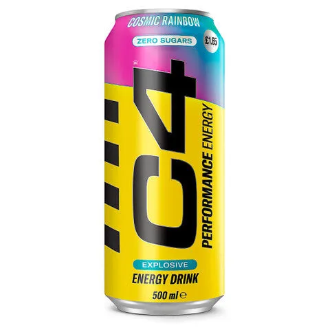 C4 Cosmic Rainbow Zero Sugars Explosive Performance Energy Drink 500ml