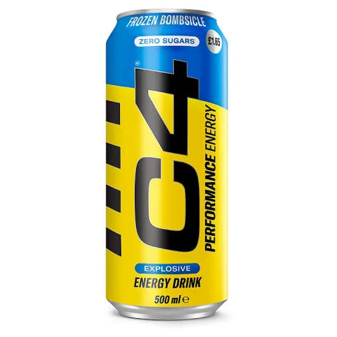 C4 Frozen Bombsicle Zero Sugars Explosive Performance Energy Drink 500ml