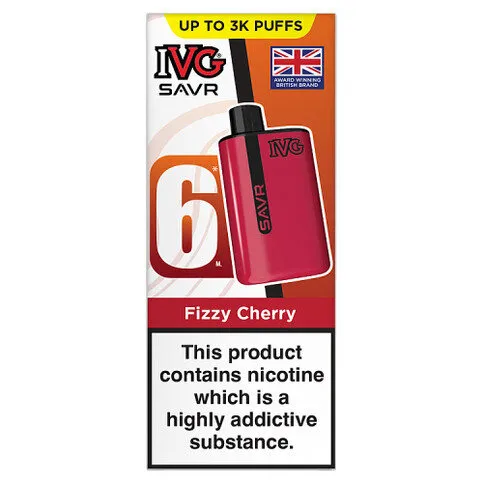 IVG Savr Fizzy Cherry 20mg/ml