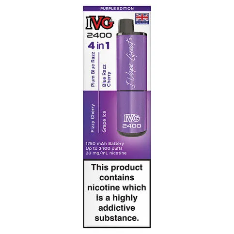 IVG 2400 4 in 1 Purple Edition 20mg