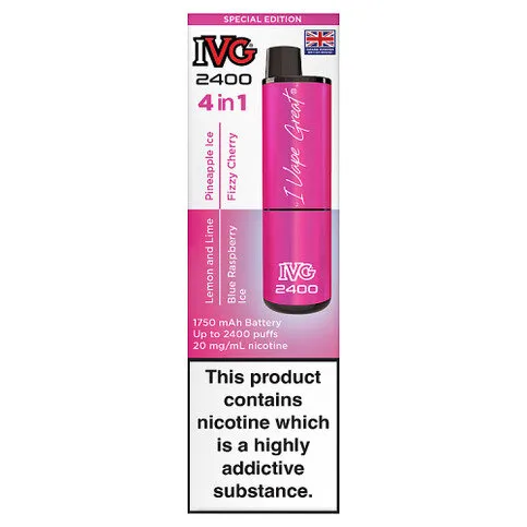 IVG 2400 Special Edition 4 in 1 Flavours Device