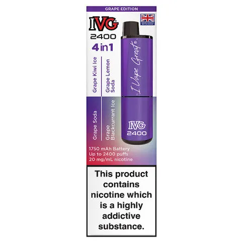 IVG 2400 4 in 1 Grape Edition 20mg/mL