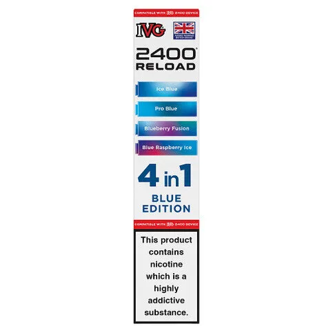 IVG 4 In 1 2400 Reload Blue Edition