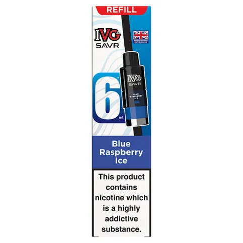 IVG Savr Refill Blue Raspberry Ice 6ml