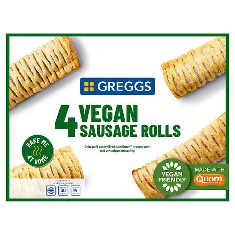 Greggs 4 Vegan Sausage Rolls 420g