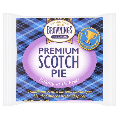 Brownings the Bakers Premium Scotch Pie