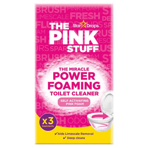 PINK STUFF FOAMING TOILET CLEANER 3X100GM