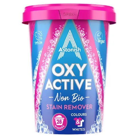 Astonish Oxy Active Non Bio Stain Remover 625g