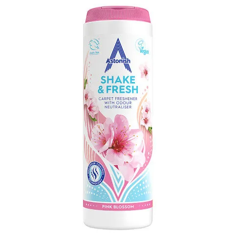 Astonish Pink Blossom Carpet Freshener with Odour Neutraliser 350g