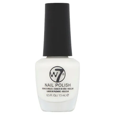 W7 NAIL POLISH WHITE EACH