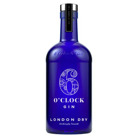 6 O'clock Gin Strikingly Smooth 70cl