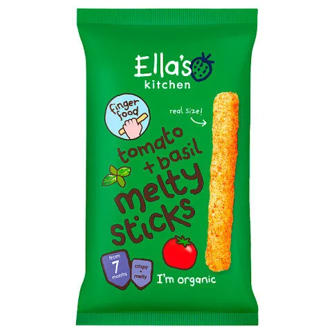 Ella's Kitchen Tomato + Basil Melty Sticks from 7 Months 16g