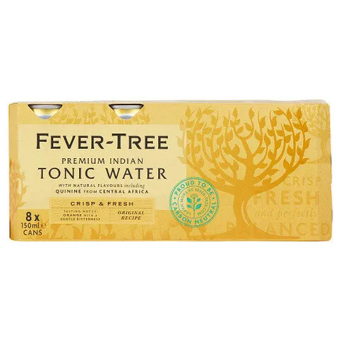 Fever-Tree Premium Indian Tonic Water 8 x 150ml