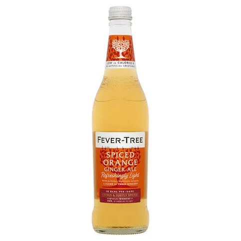 Fever-tree Spiced Orange Ginger Ale Refreshingly Light 500ml