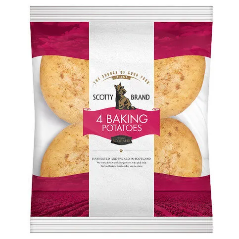 Scotty Brand 4 Baking Potatoes