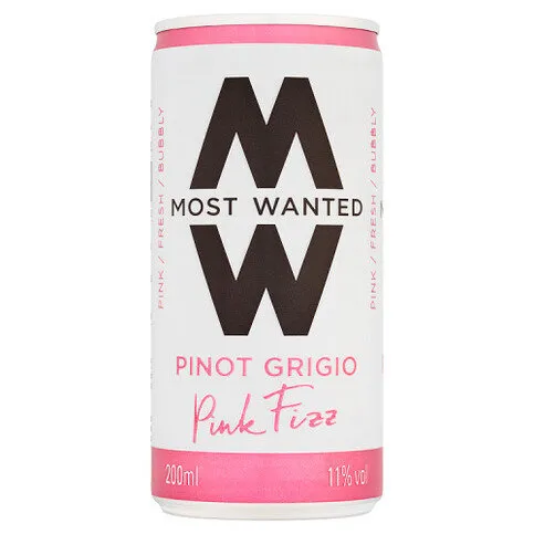 Most Wanted Pinot Grigio Pink Fizz 200ml