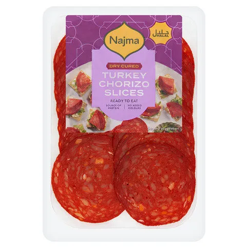Najma Turkey Chorizo Slices 80g
