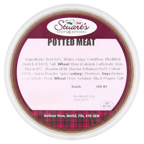 Stuart's Potted Meat 150g