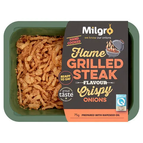 Milgro Flame Grilled Steak Flavour Crispy Onions 75g