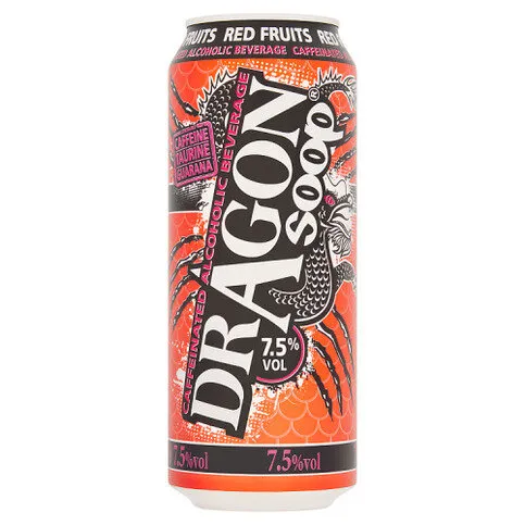 Dragon Soop Red Fruits Caffeinated Alcoholic Beverage 500ml