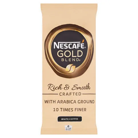 Nescafe Gold Blend 6 White Coffee In-Cup Drinks 27.6g