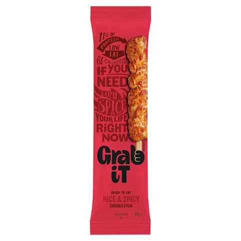 Grab It Nice & Spicy Chicken Stick 50g