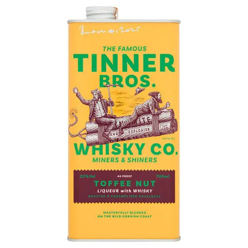 Tinner Bros Whisky Co. Toffee Nut Liqueur with Whisky 700ml