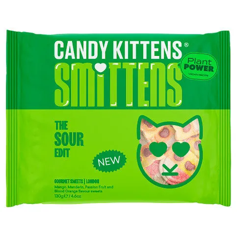 Candy Kittens Smittens the Sour Edit Gourmet Sweets 130g