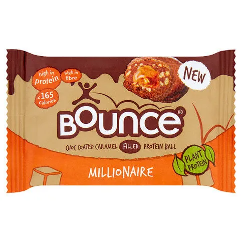 Bounce Chocolate Caramel Filled Protein Ball Millionaire 40g