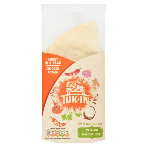 Tuk In Curry in a Naan Chicken Korma 180g