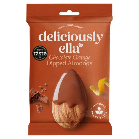 Deliciously Ella Chocolate Orange Dipped Almonds 27g