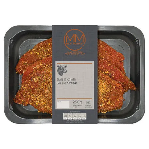 The Meat Market Salt & Chilli Sizzle Steak 250g