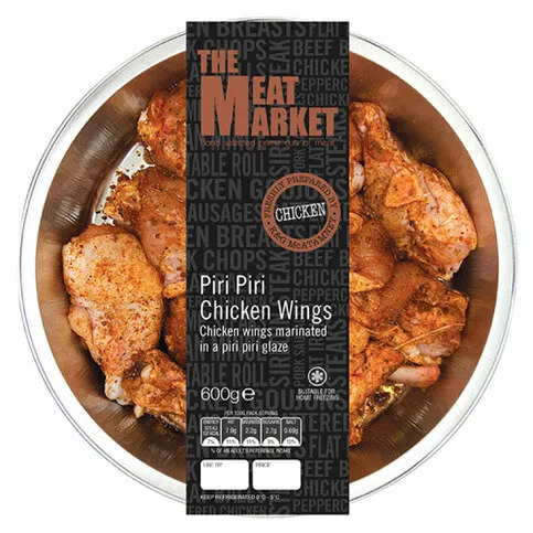 The Meat Market Piri Piri Chicken Wings 600g
